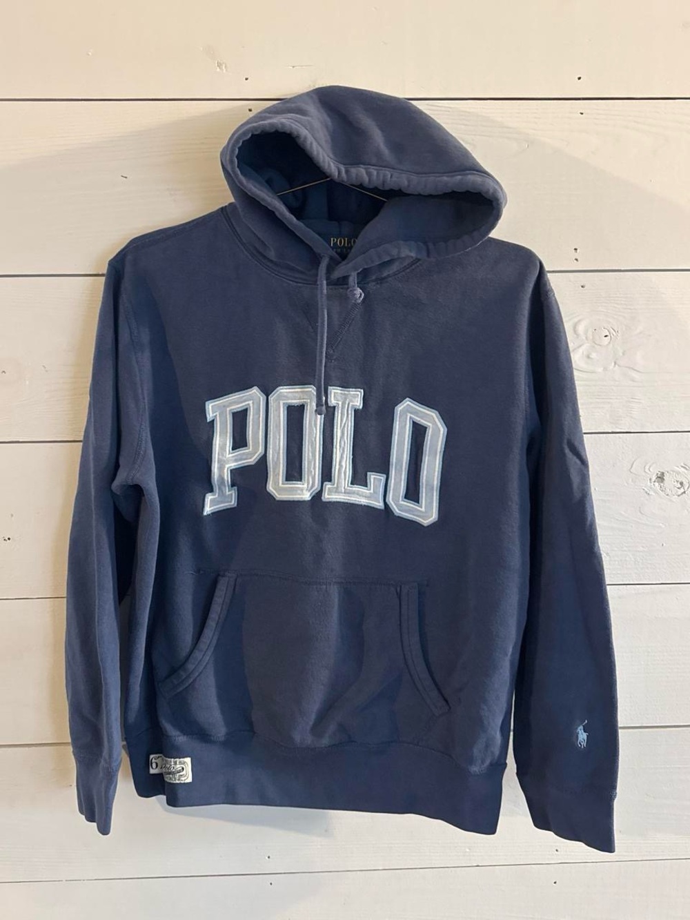 Ralph Lauren Navy POLO Appliqué Pullover Hoodie